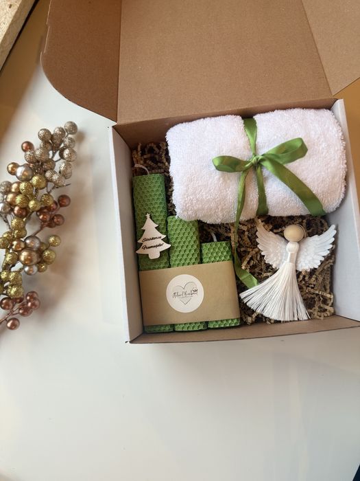 Set cadou craciun/glob personalizat ,ingeras brad ,prosop personalizat