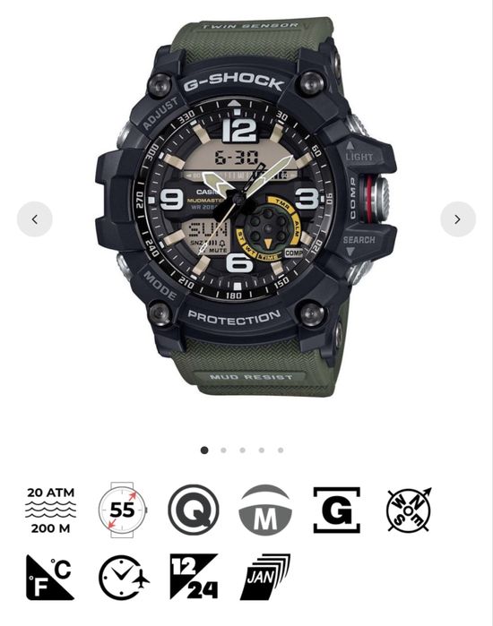 Часовник Casio G-SHOCK GG-1000-1A3ER (Mudmaster)