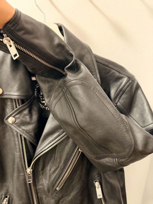 Оригинално мъжко кожено яке Diesel XL – 100% Lambskin – като ново