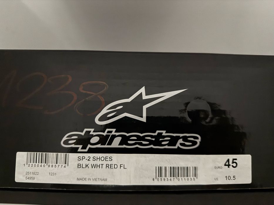 Ghete Moto ALPINESTARS SP2 Marime 45 Noi