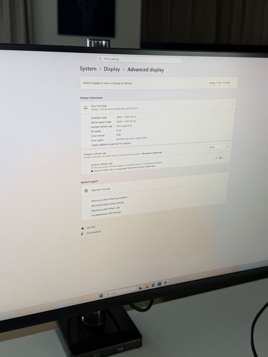 Monitor LED IPS Dell P2723QE