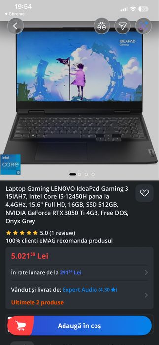 Laptop Gaming Lenovo Ideapad Gaming 3