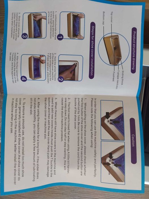 Dispenser de huse de pantofi