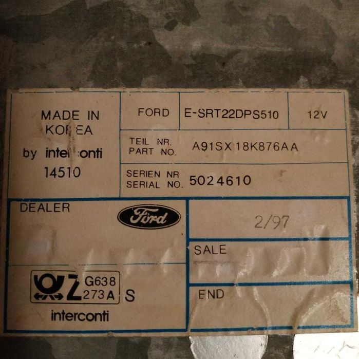 Radiocasetofon auto E-SRT22 DPS510