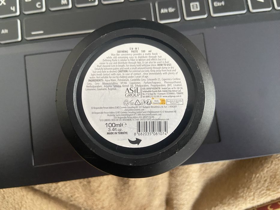 Nishman m1 Глина для волос