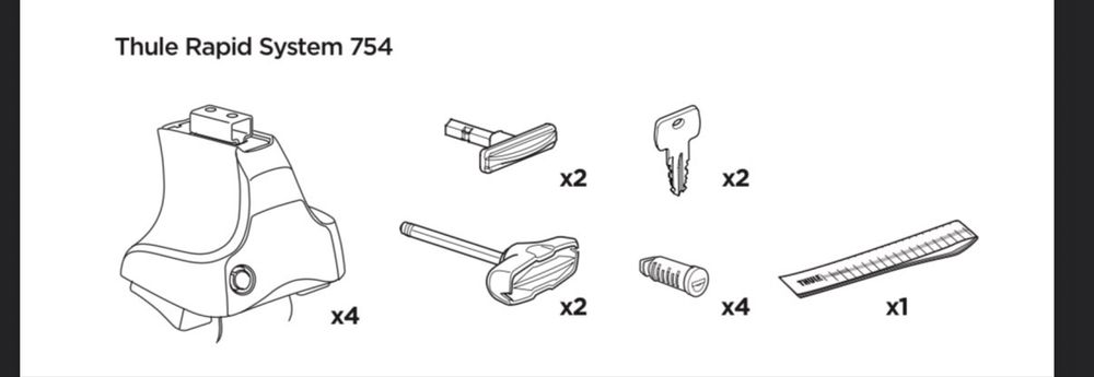 Thule sistem complet cu 2 sanii biciclete