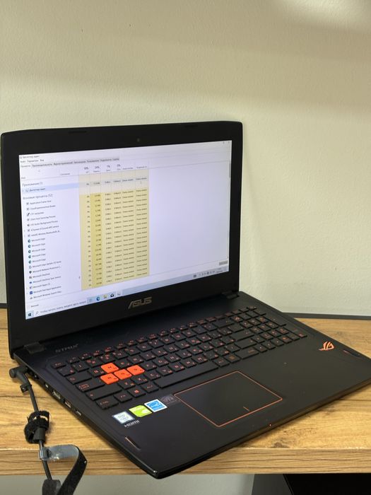 Ноутбук Asus Strix core i7-6,ssd 256\16,Gtx 1060 цена 121000 тг