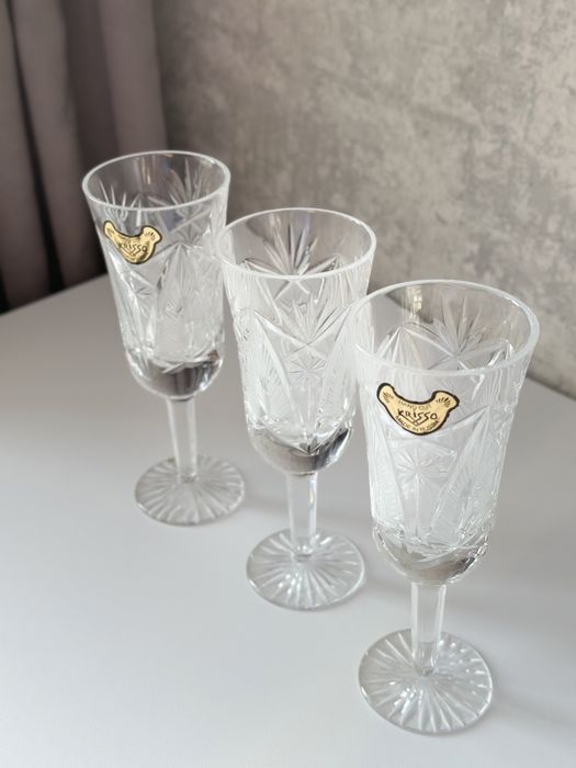 Фужеры хрустальные ( винтаж )