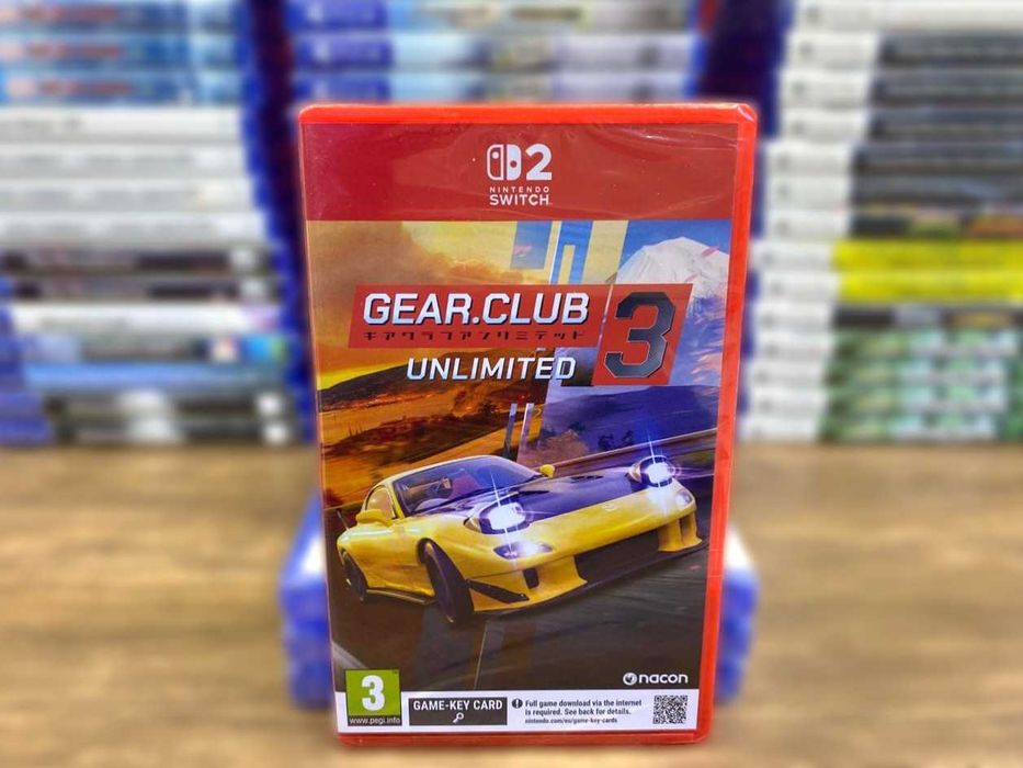 Новый Gear Club Unlimited 3 Nintendo Switch 2/ На Двоих Нинтендо