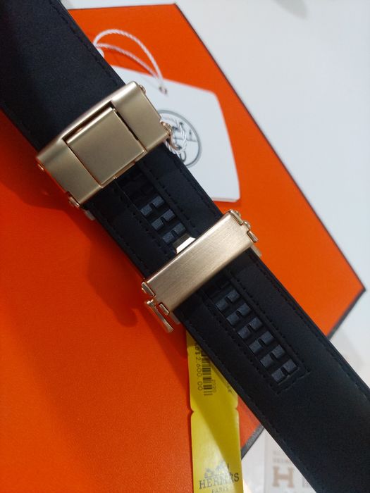 Curea din piele naturala Hermès Constance,  full box!