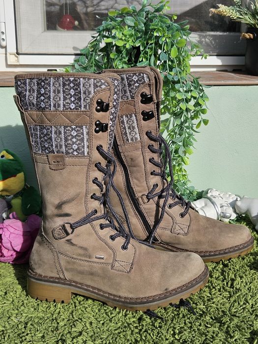 Landrover топли дълги ботуши от кожа