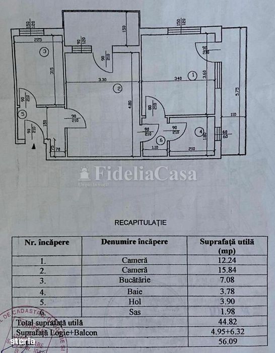 Apartament cu 2 camere de inchiriat in Podu Ros