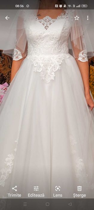 Vând rochie de mireasă