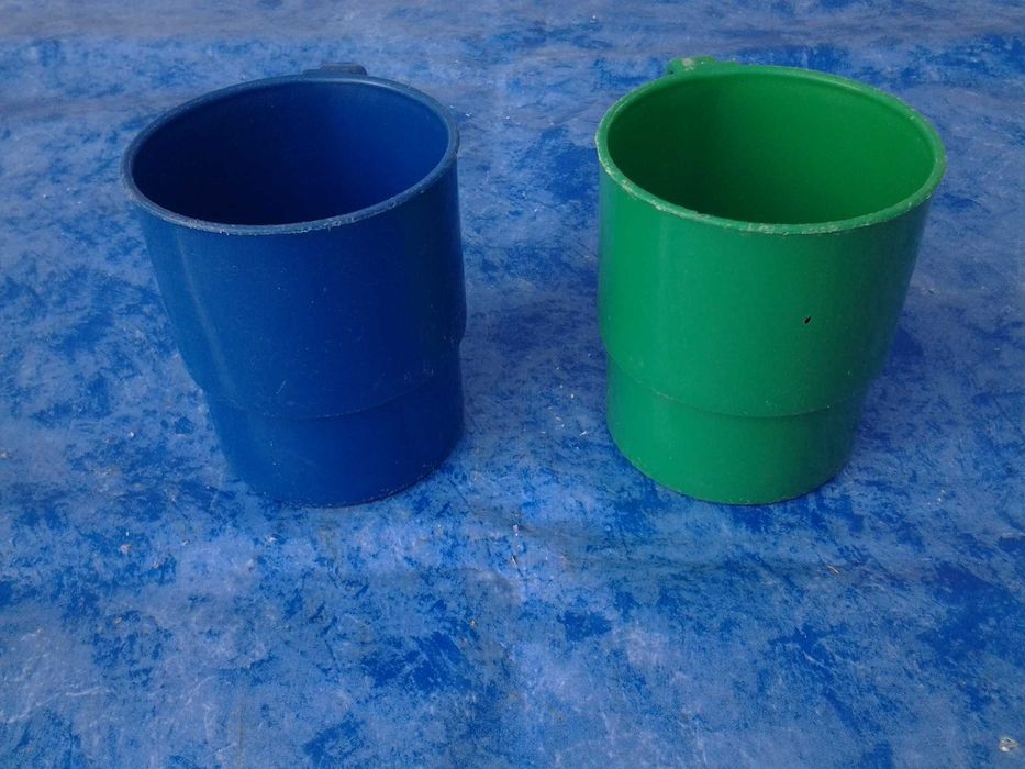 Blue & Green, set 2 cani cesti cafea si ceai, 200 ml