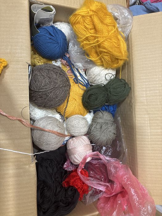 Ata macrame, cusut crosetat, tricotat, lana