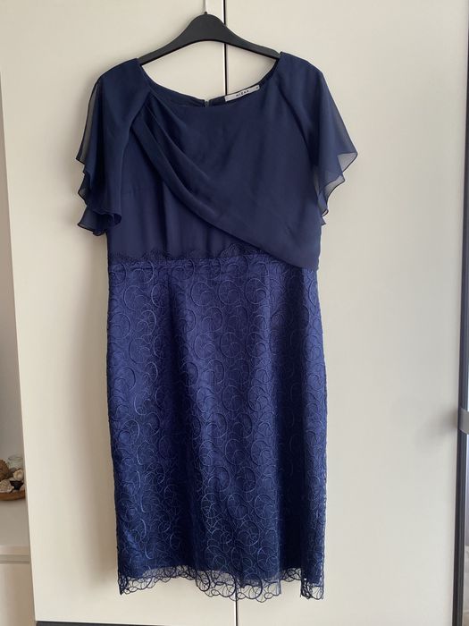 rochie eleganta de nunta bleumarin