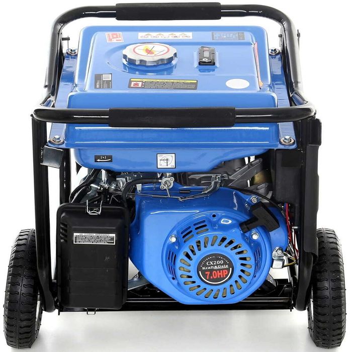 Generator de curent 3000W, roti si manere, 4 timpi, 230 V, 7 CP,
