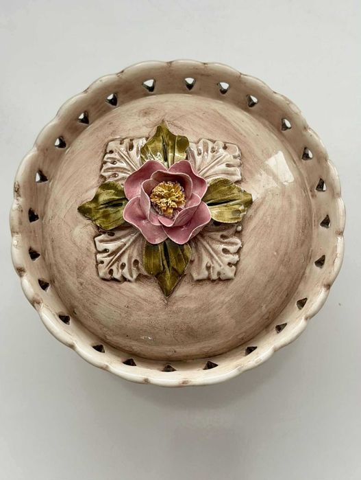 Винтидж италианска порцеланова кутийка