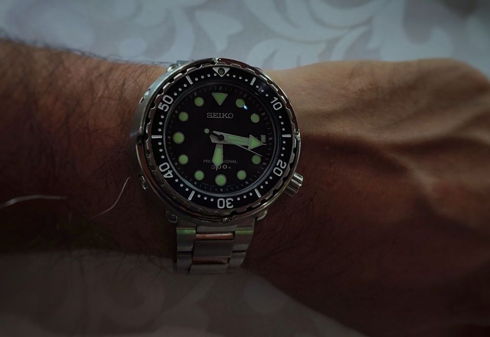 Seiko Tuna Marinemaster, дайверские часы.
