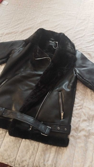 Geaca imitație de piele de vznzare