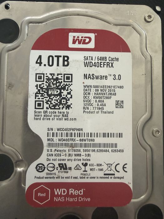 Hdd de 4 tb functional