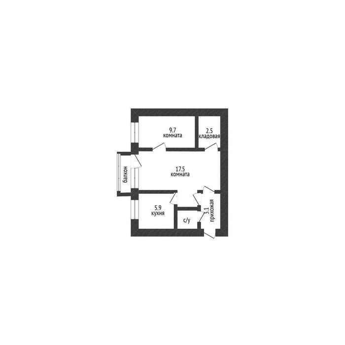 Продам 2 комнатную квартиру