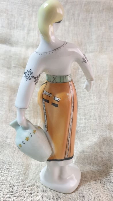 Руски ръчен часовник Полёт с аларма и Порцеланова фигура