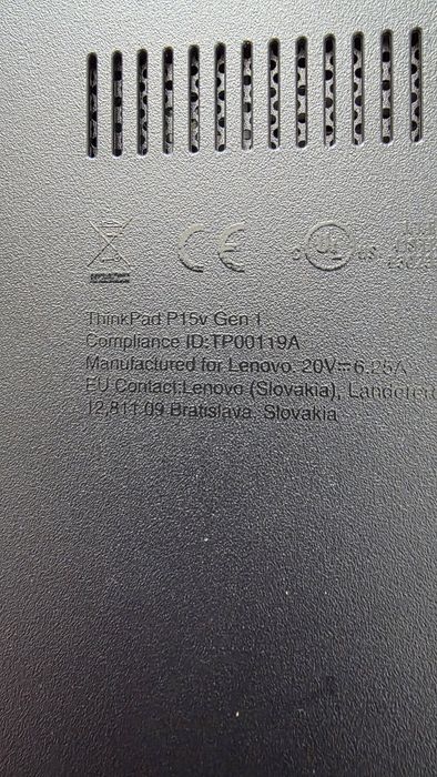 Laptop Lenovo P15V Gen 1 i.7 10875H 16 gb rami TouchScreen!!