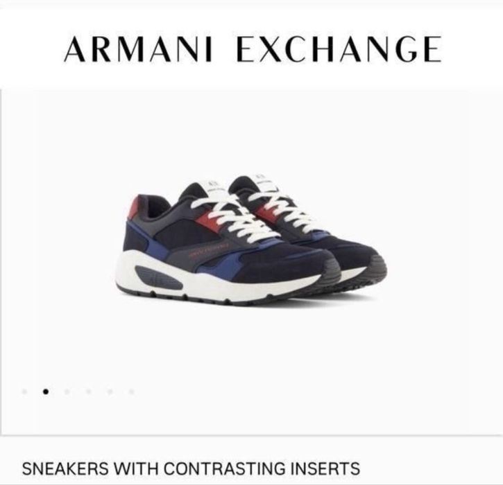 Оригинал Armani Exchange мужские кроссовки