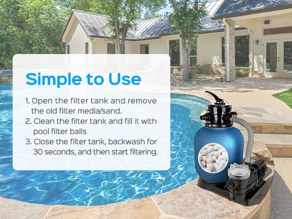 Филтърни топки за басейн, 700g. Филтър за пясъчни помпи