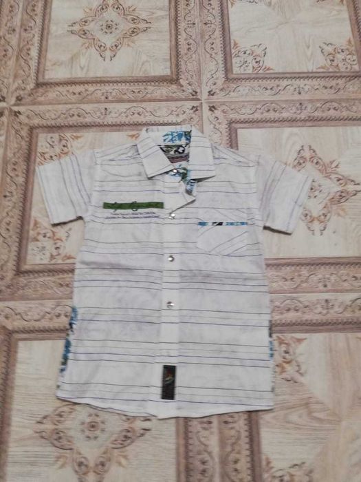 Рубашка лен для мальчика