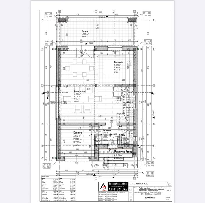 Vand teren cu autorizatie in Baciu (Popesti/ Valea Seaca)