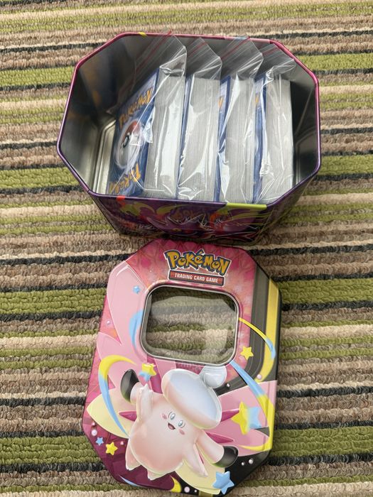 Pokemon 1x PokeTIN / 240 карти/ Прочетете описанието /