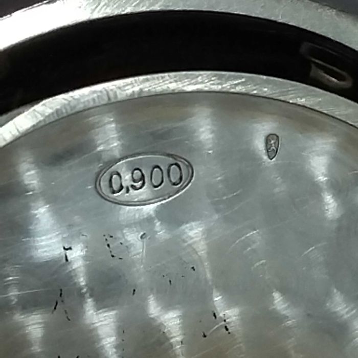 LONGINES джобен часовник, сребро/silver 0,900, идален, много рядък