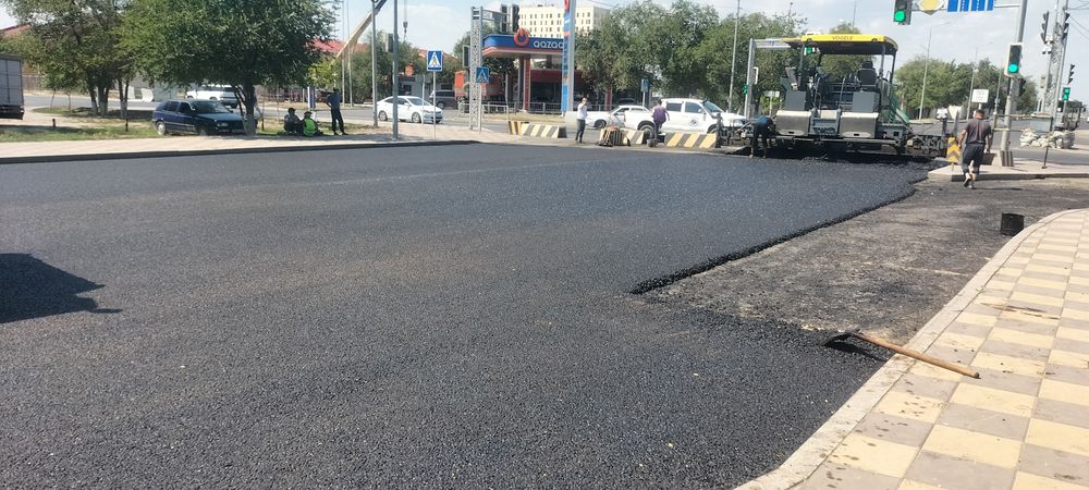 Брушадка, Асфальт жумыстары