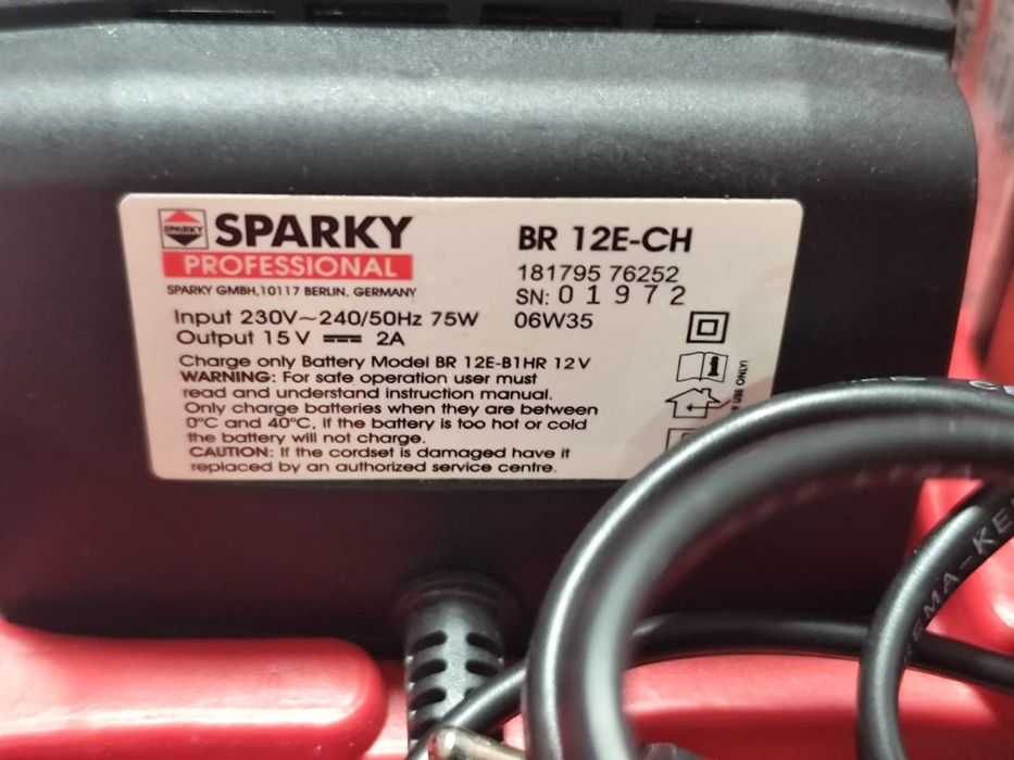 Aкумулаторна бормашина/винтоверт Sparky BR 12E-CH /12V, 2Ah/