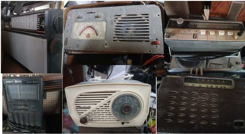 Lot 26 piese-gramofon-radiouri vechi-televizor Sport