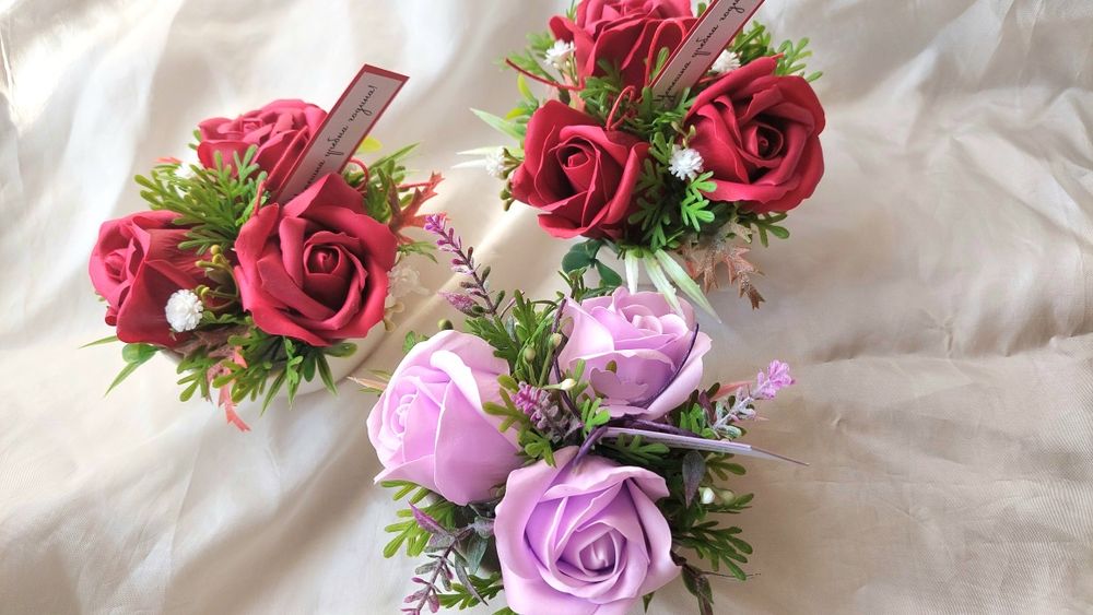 Аранжировка със сапунени рози за всеки повод
