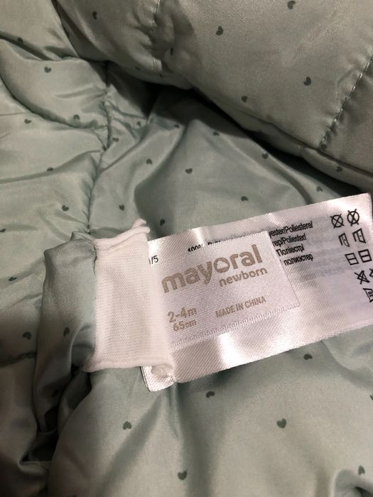 Зимни яке Mayoral 2-4 месеца 65 см