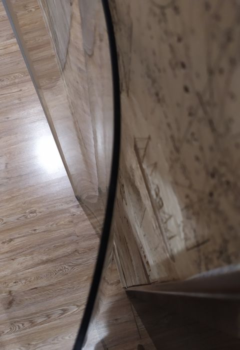 Стекло овальное в ванну