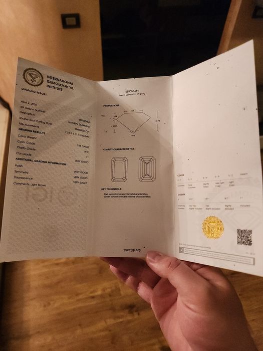 Diamant natural de 1.84 carate