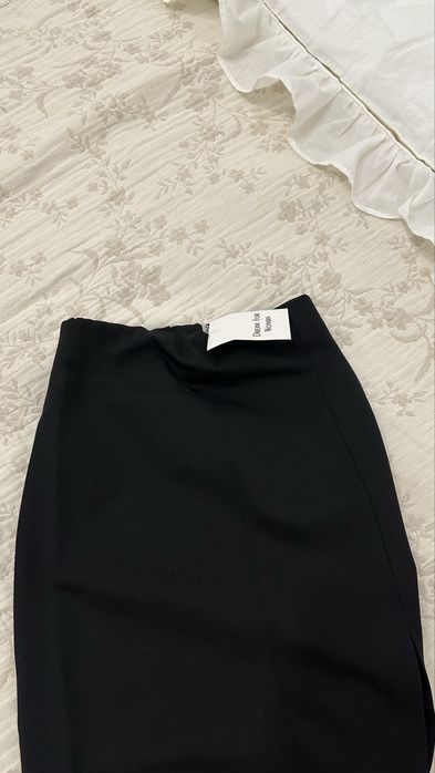 Черная юбка карандаш