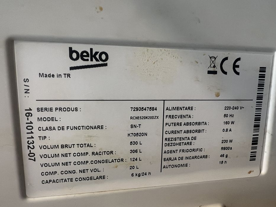 Combina frigorifica/frigider Beko