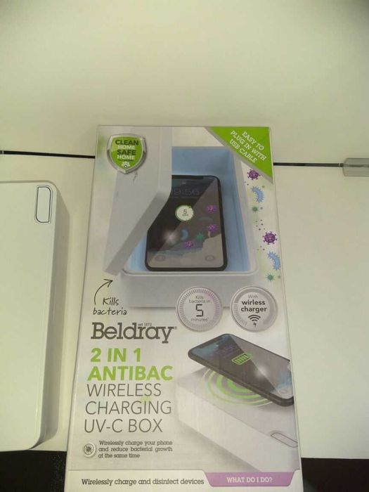Beldray 2in1 Wireless Charging & Antibac Uv-c Box ee602, от 40 на 30лв