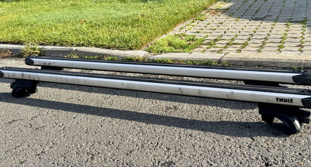 Thule slide bars, cu prindere, rabatabile