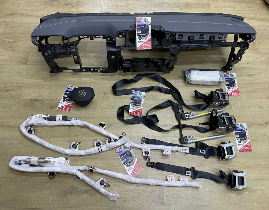 Volkswagen ID4 - plansa de bord - kit airbag - set centuri siguranta