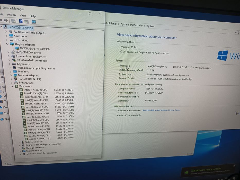 PC/server xeon 2x L5630, gtx 950, 12 GB, 1 Tb