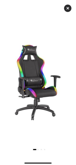 Scaun Genesis birou gaming cu leduri