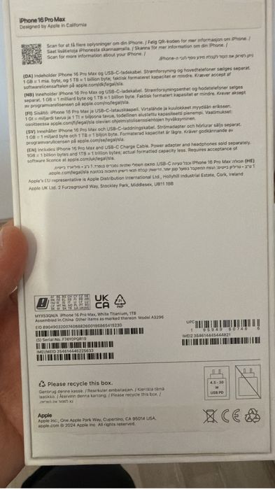 iPhone 16 Pro Max 1 TB