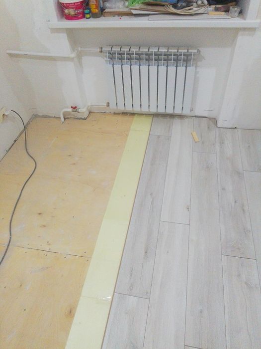 Косметический ремонт пола.